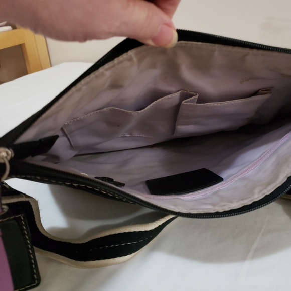 Coach #F11329 Nylon Crossbody Bag - Picture 5 of 6